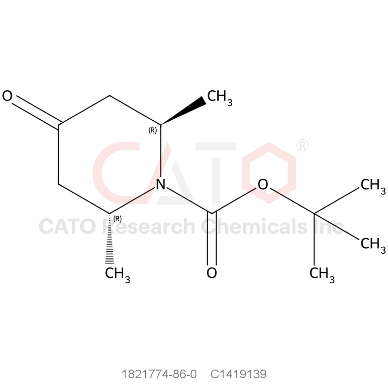 CAS No.:1821774-86-0,(2R,6R)-tert-Butyl 2,6-dimethyl-4-oxopiperidine-1-carboxylate