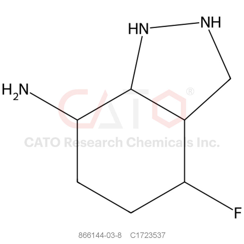 CAS No.:866144-03-8,4-氟-1H-吲唑-7-胺
