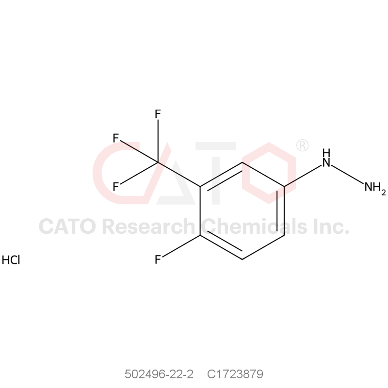 CAS No.:502496-22-2,4-氟-3-(三氟甲基)苯肼盐酸盐