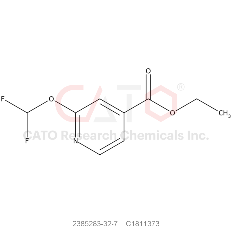 CAS No.:2385283-32-7,Ethyl 2-(difluoromethoxy)isonicotinate