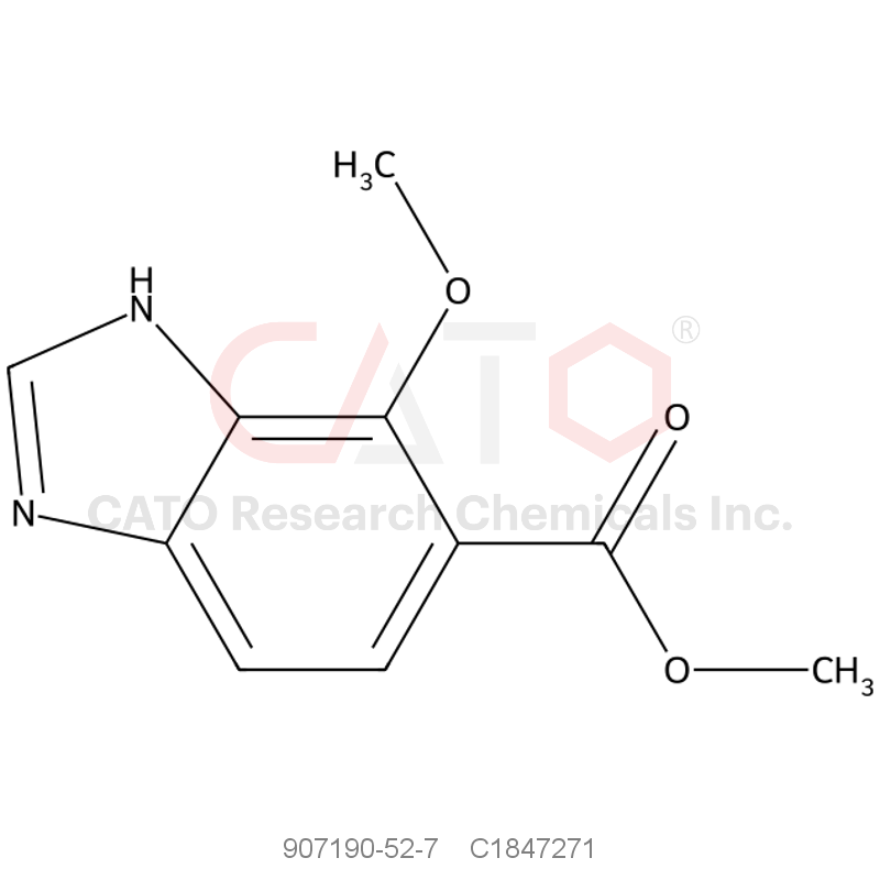 CAS No.:907190-52-7,Methyl 7-methoxy-1H-benzo[d]imidazole-6-carboxylate