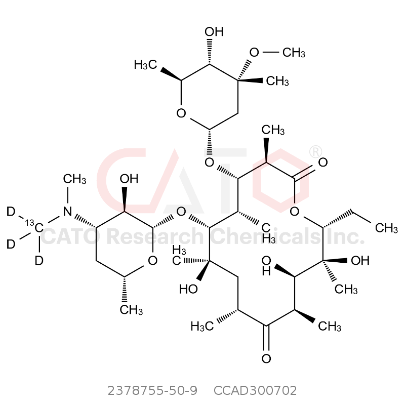 CAS No.:2378755-50-9,红霉素-13C,d3