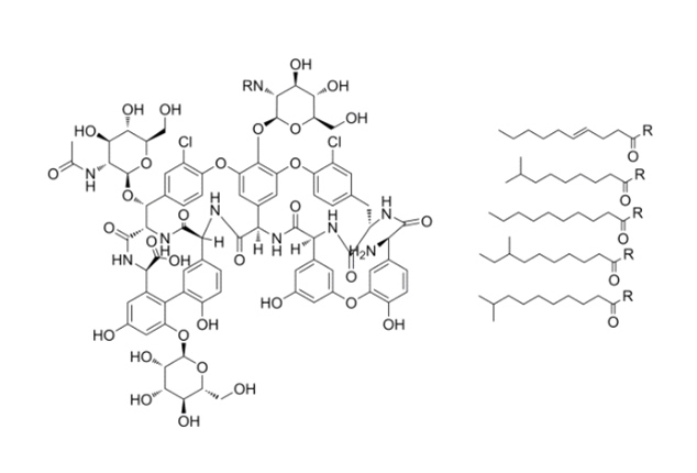Teicoplanin CAS 61036-62-2 chemical structure