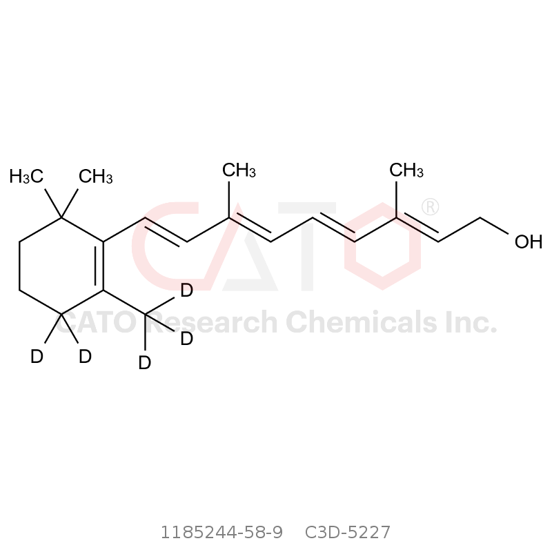 CAS No.:1185244-58-9,全反式视黄醇-d5
