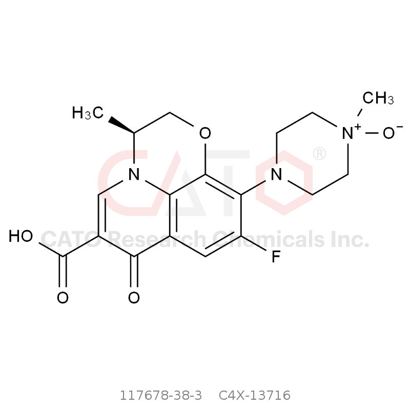 CAS No.:117678-38-3,左氧氟沙星EP杂质C(左氧氟沙星-N-氧化物)