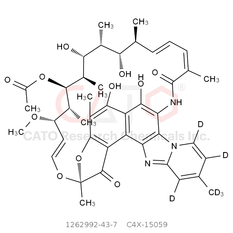 CAS No.:1262992-43-7,利福昔明-d6（主要）