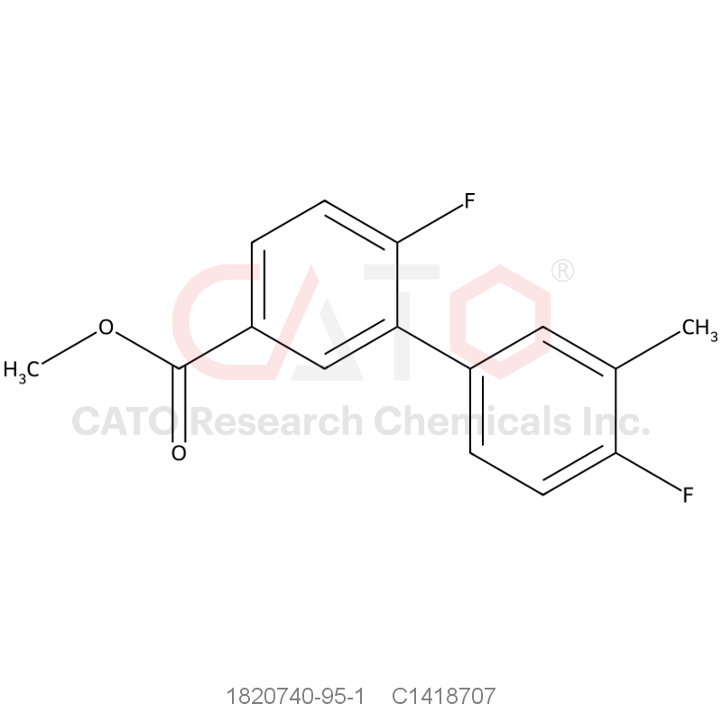 CAS No.:1820740-95-1,Methyl 4-fluoro-3-(4-fluoro-3-methylphenyl)benzoate