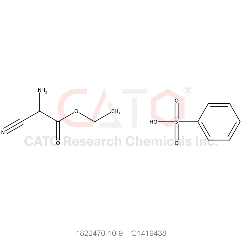 CAS No.:1822470-10-9,Ethyl 2-amino-2-cyanoacetate benzenesulfonate