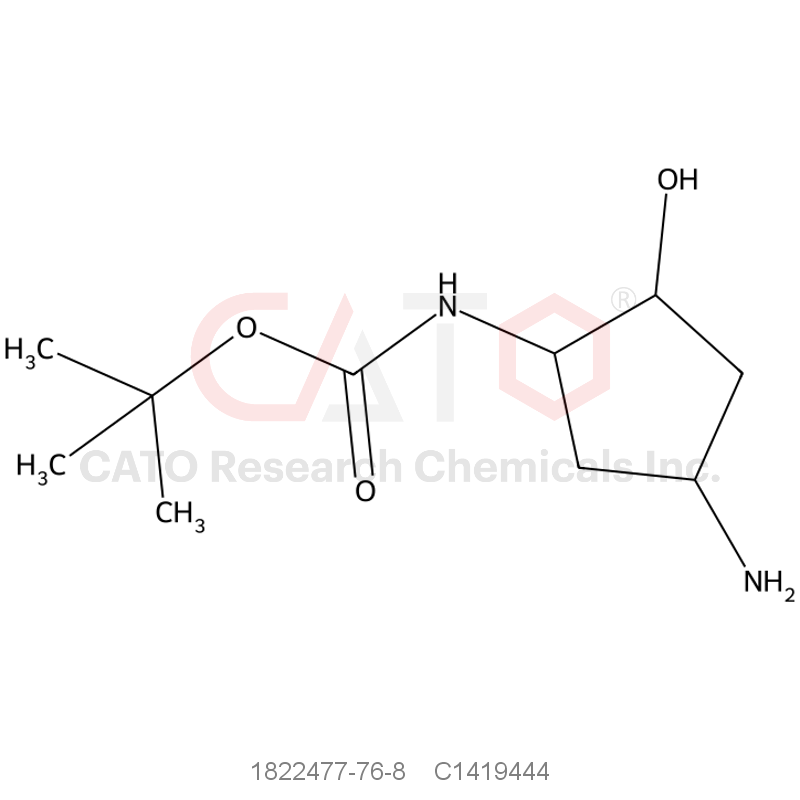 CAS No.:1822477-76-8,Tert-butyl (4-amino-2-hydroxycyclopentyl)carbamate