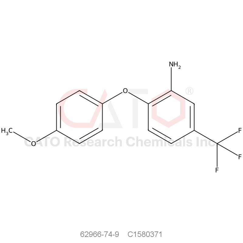 CAS No.:62966-74-9,2-(4-Methoxyphenoxy)-5-(trifluoromethyl)aniline