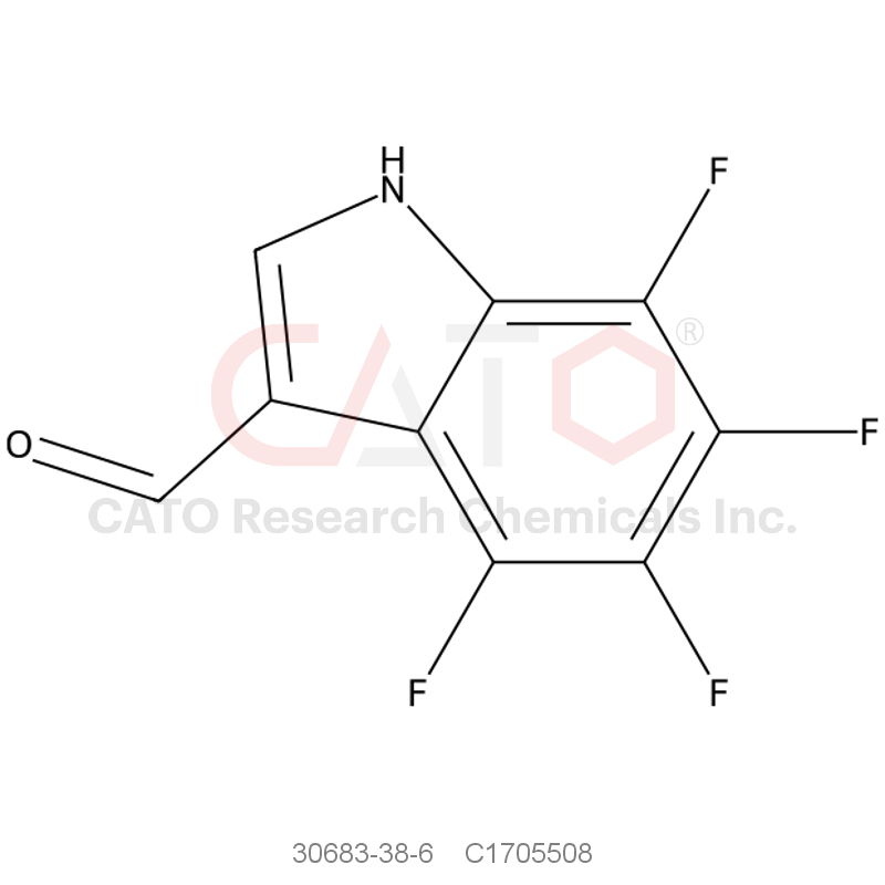 CAS No.:30683-38-6,4,5,6,7-Tetrafluoro-1H-indole-3-carbaldehyde