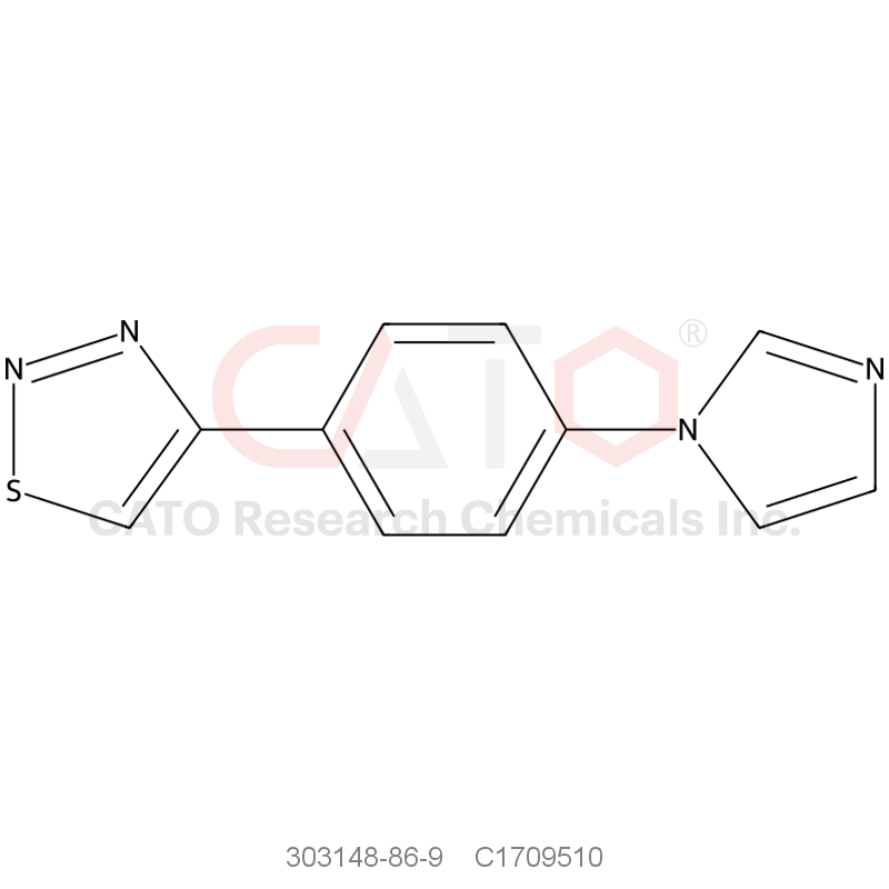 CAS No.:303148-86-9,4-[4-(1H-Imidazol-1-yl)phenyl]-1,2,3-thiadiazole