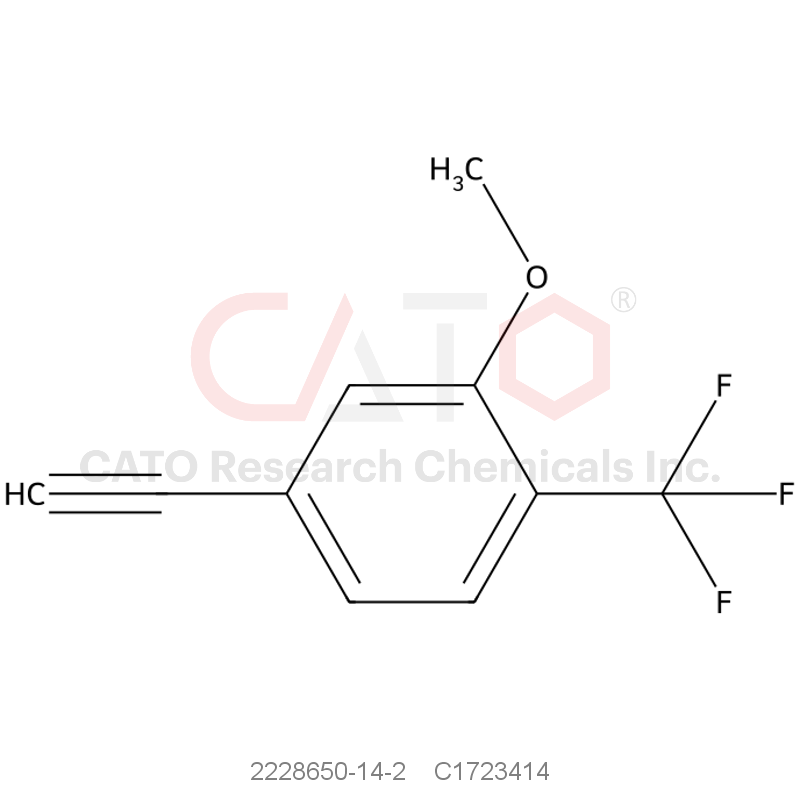CAS No.:2228650-14-2,4-Ethynyl-2-methoxy-1-(trifluoromethyl)benzene