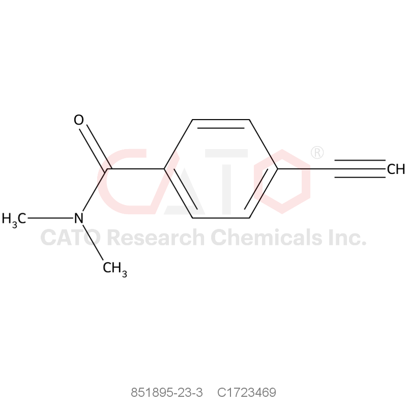 CAS No.:851895-23-3,4-Ethynyl-N,N-dimethylbenzamide