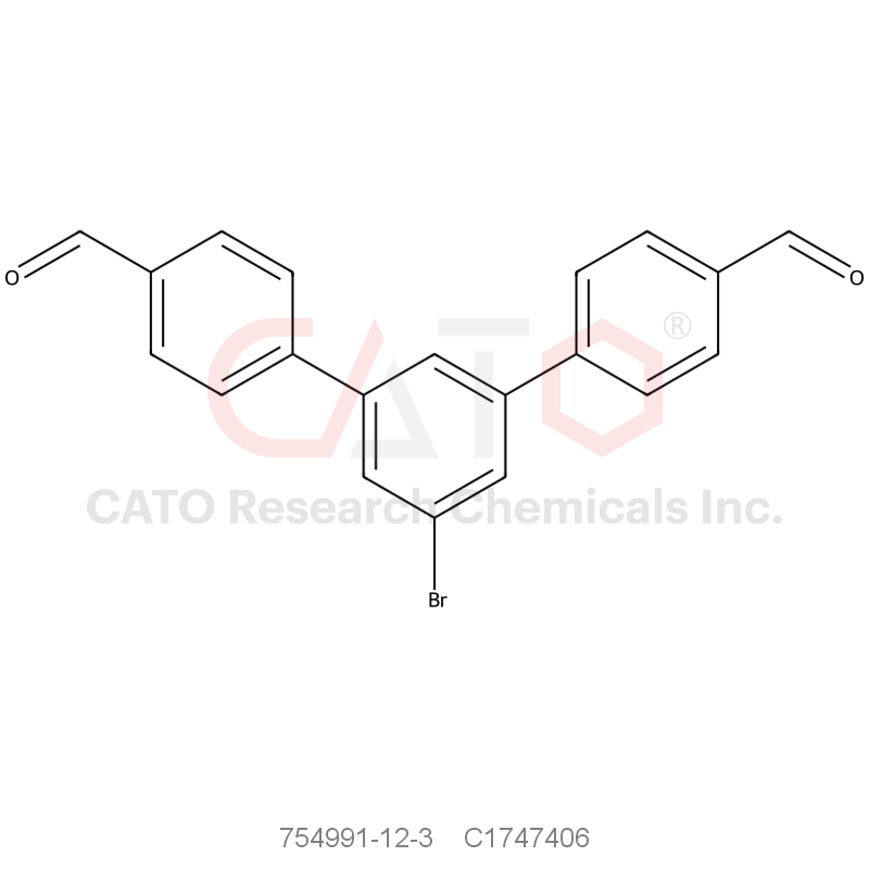 CAS No.:754991-12-3,5'-Bromo-[1,1':3',1''-terphenyl]-4,4''-dicarbaldehyde