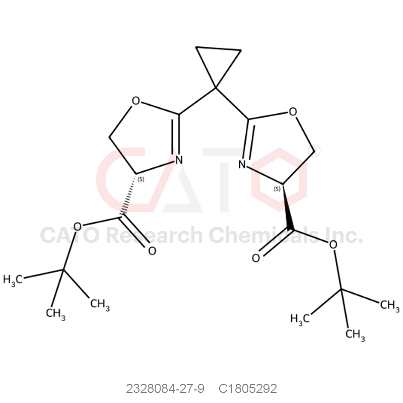 CAS No.:2328084-27-9,di-tert-Butyl 2,2'-(Cyclopropane-1,1-diyl)(4S,4'S)-bis(4,5-dihydrooxazole-4-carboxylate)