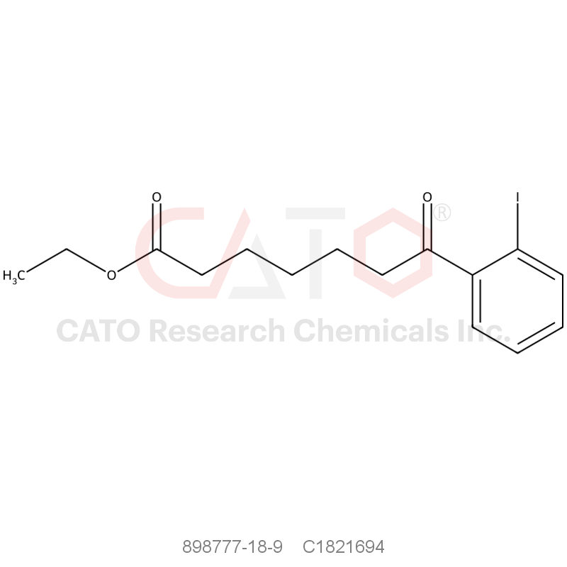 CAS No.:898777-18-9,Ethyl 7-(2-iodophenyl)-7-oxoheptanoate