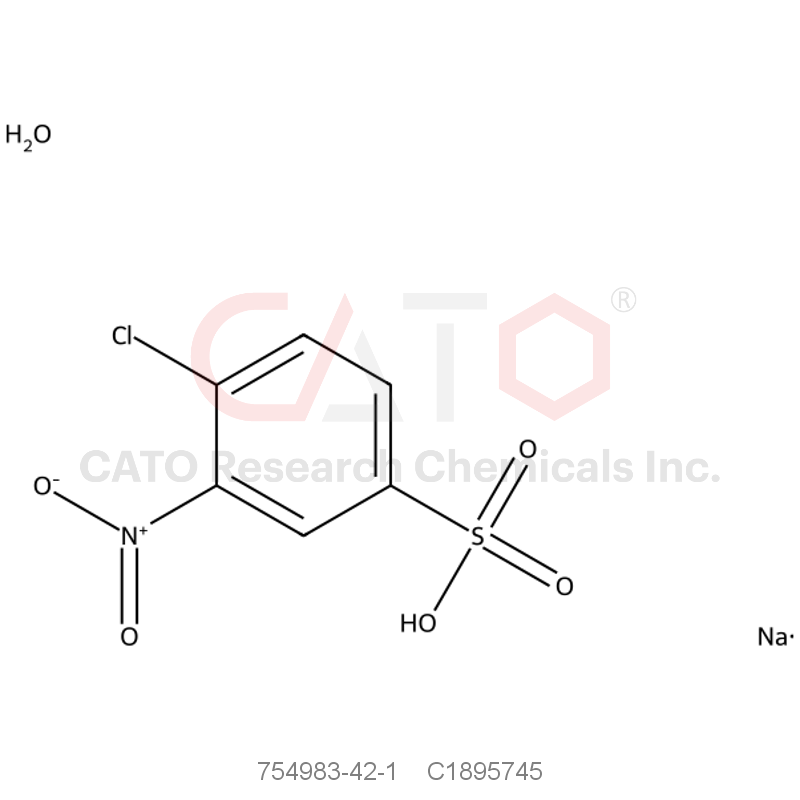 CAS No.:754983-42-1,sodium 4-chloro-3-nitro-1-benzenesulphonate hydrate