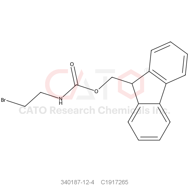 CAS No.:340187-12-4,Fmoc-2-aminoethylbromide
9-Fluorenylmethyl N-(2-bromoethyl)carbamate
2-(Fmoc-amino)ethyl bromide
N-Fmoc-2-bromoethylamine
340187-12-4