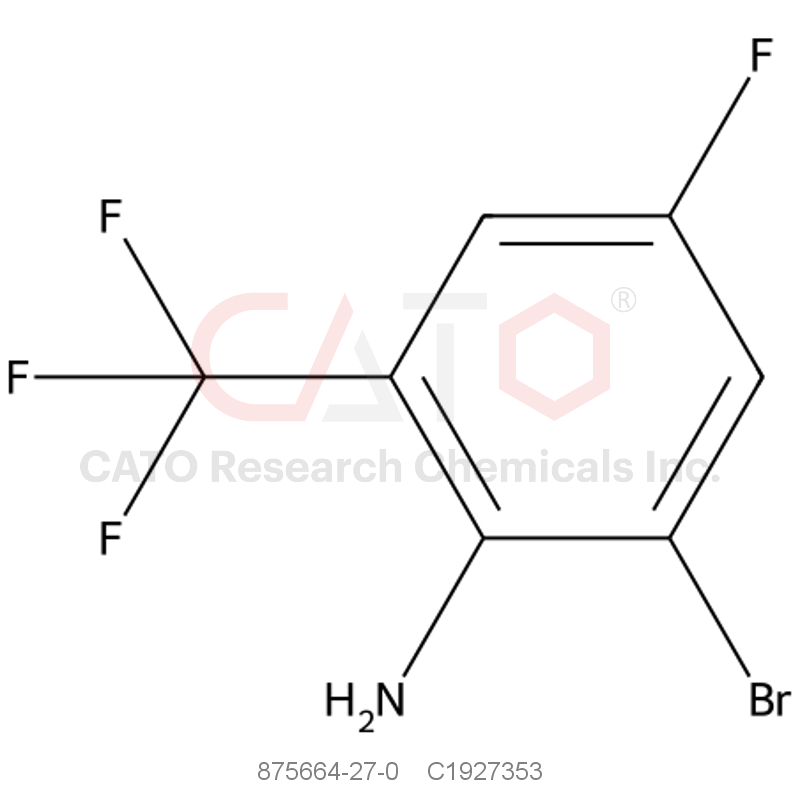 CAS No.:875664-27-0,2-AMINO-3-BROMO-5-FLUOROBENZOTRIFLUORIDE
2-BROMO-4-FLUORO-6-(TRIFLUOROMETHYL)ANILINE
875664-27-0
BC004482
BENZENAMINE,2-BROMO-4-FLUORO-6-(TRIFLUOROMETHYL)-
BUTTPARK 154\11-38