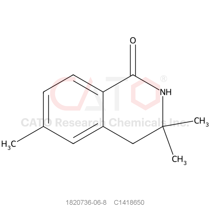 CAS No.:1820736-06-8,3,3,6-trimethyl-1,2,3,4-tetrahydroisoquinolin-1-one