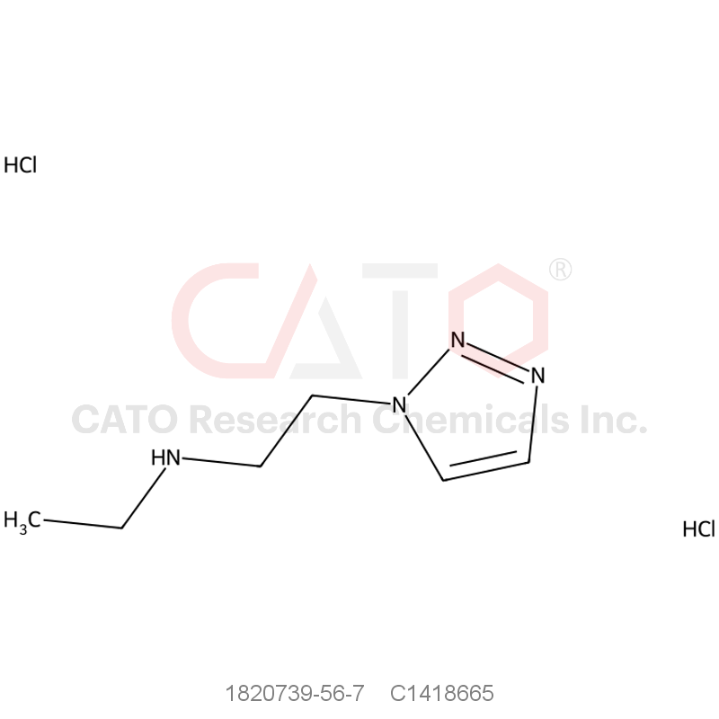 CAS No.:1820739-56-7,N-Ethyl-2-(1H-1,2,3-triazol-1-yl)ethan-1-amine dihydrochloride