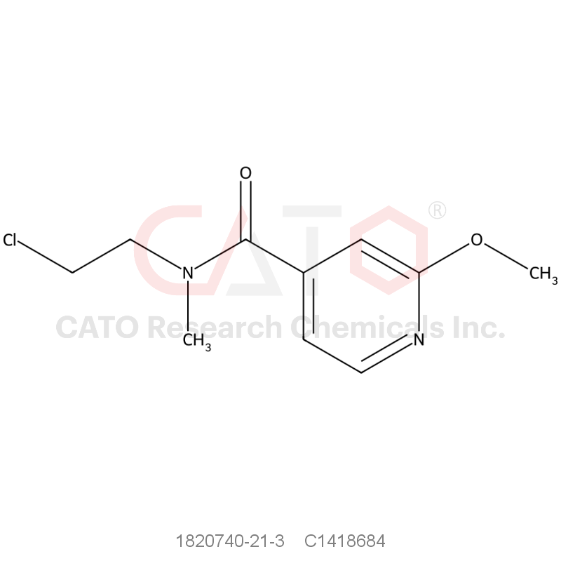 CAS No.:1820740-21-3,N-(2-Chloroethyl)-2-methoxy-N-methylisonicotinamide