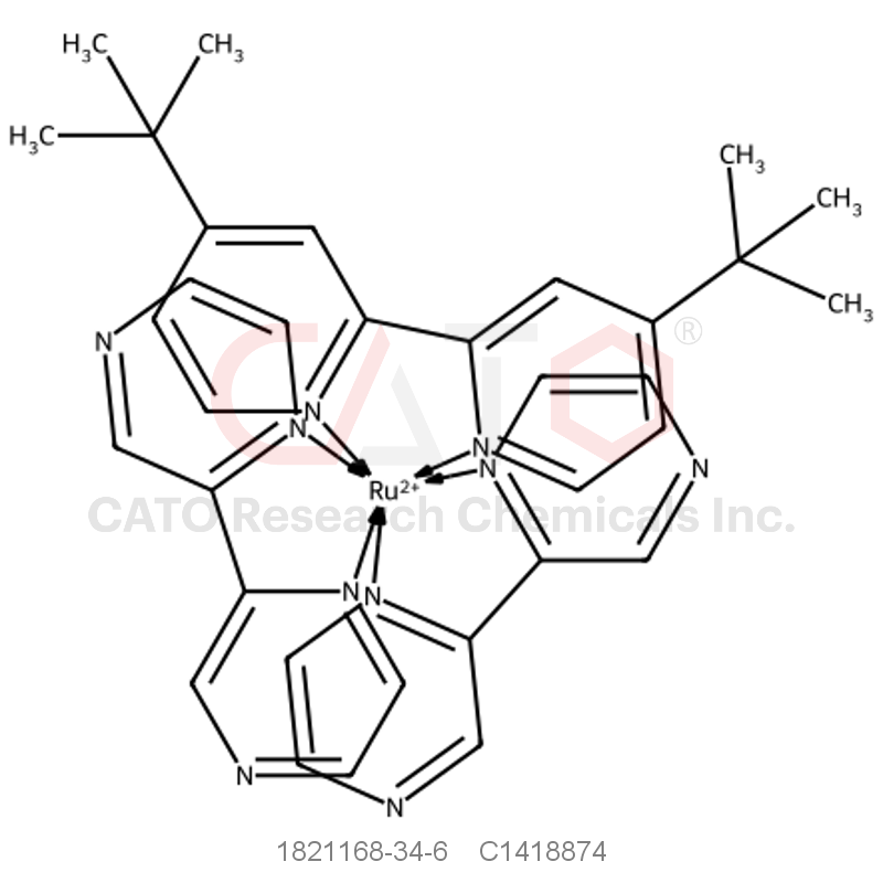CAS No.:1821168-34-6,(2,2'-bipyridyl) (2,2'-bis (4-tert-butylpyridine)) ruthenium dichloride