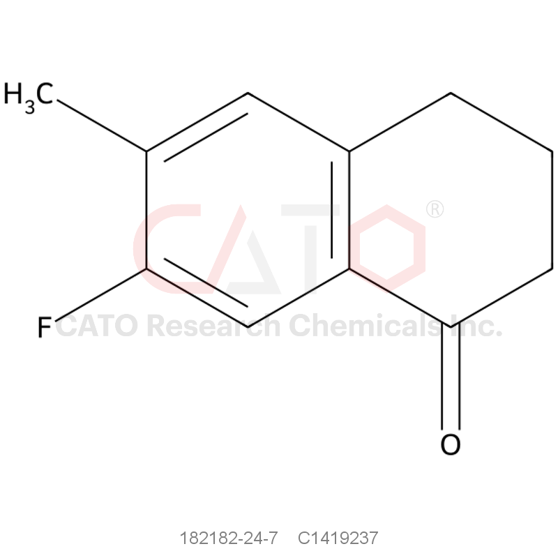 CAS No.:182182-24-7,7-Fluoro-6-methyl-3,4-dihydronaphthalen-1(2H)-one