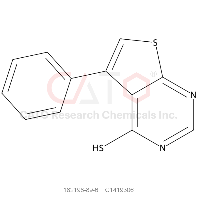 CAS No.:182198-89-6,5-Phenylthieno[2,3-d]pyrimidine-4-thiol