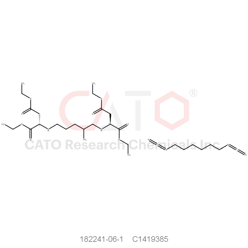 CAS No.:182241-06-1,Aspartic acid, N,N'-(2-methyl-1,5-pentanediyl)bis-, 1,1',4,4'-tetraethyl ester, polymer with 1,6-diisocyanatohexane