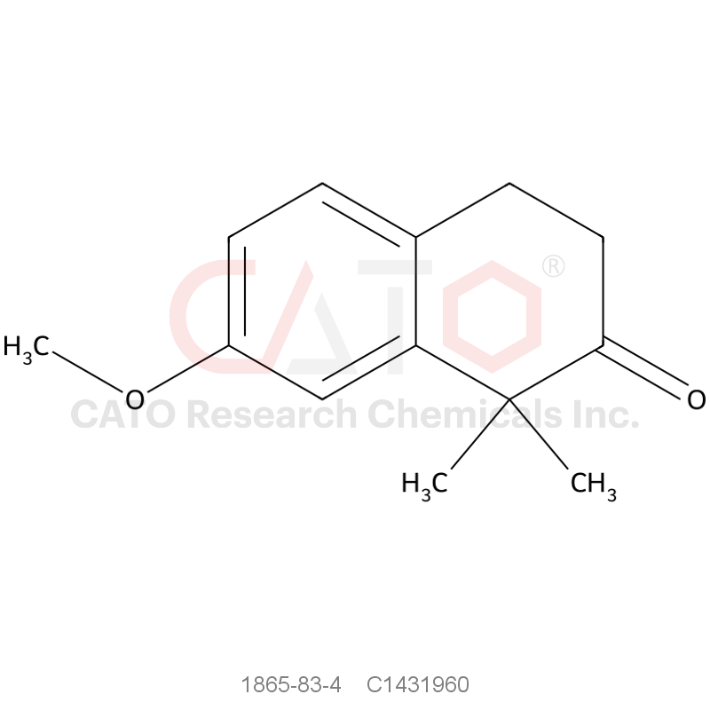 CAS No.:1865-83-4,7-Methoxy-1,1-dimethyl-3,4-dihydronaphthalen-2(1H)-one