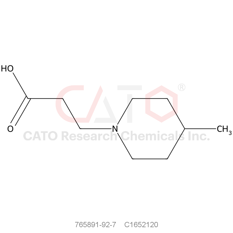 CAS No.:765891-92-7,3-(4-Methylpiperidin-1-yl)propanoic acid