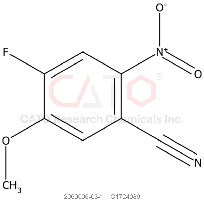 CAS No.:2060006-03-1,4-fluoro-5-methoxy-2-nitrobenzonitrile