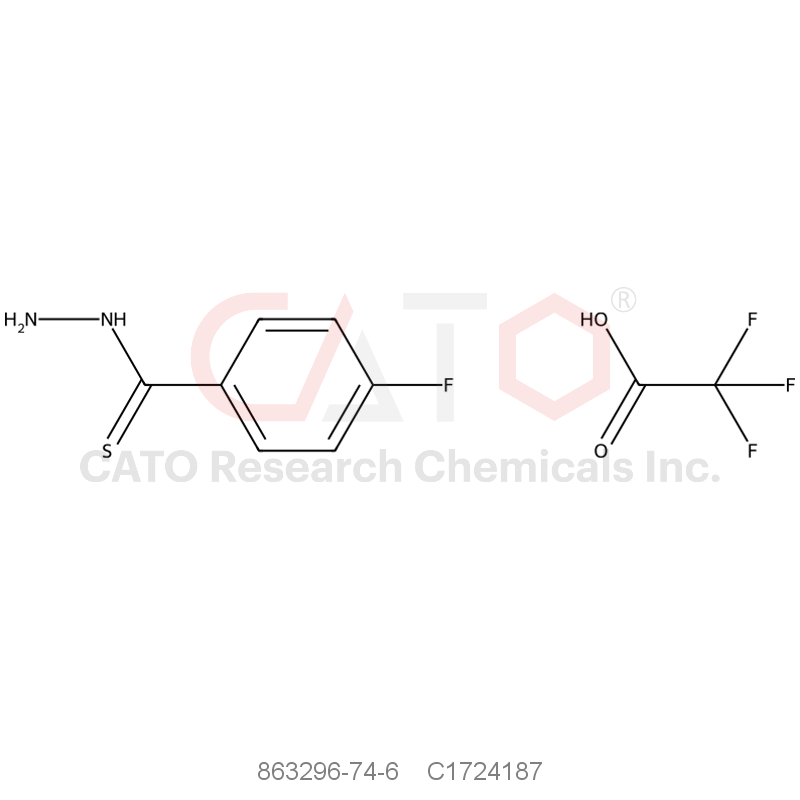 CAS No.:863296-74-6,4-Fluorobenzothiohydrazide 2,2,2-Trifluoroacetate