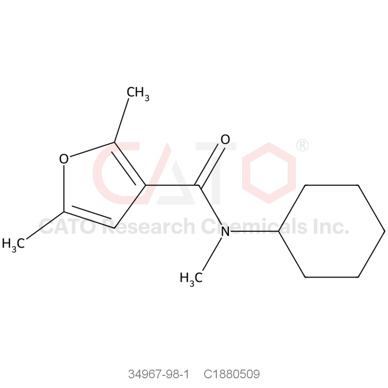 CAS No.:34967-98-1,N-Cyclohexyl-N,2,5-trimethylfuran-3-carboxamide
