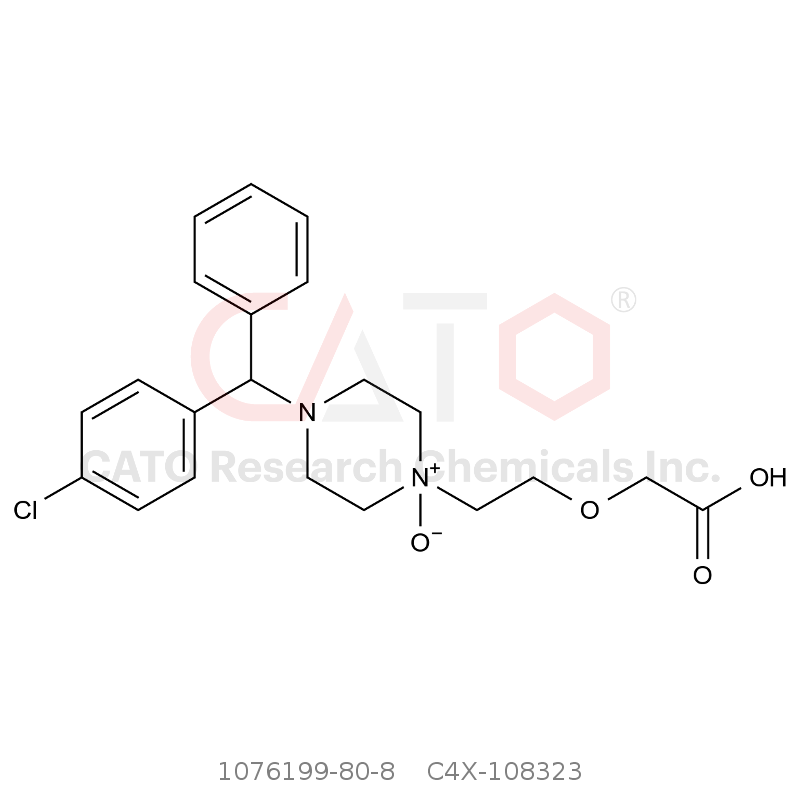 CAS No.:1076199-80-8,rac Cetirizine N-Oxide (Mixture of Diastereomers)