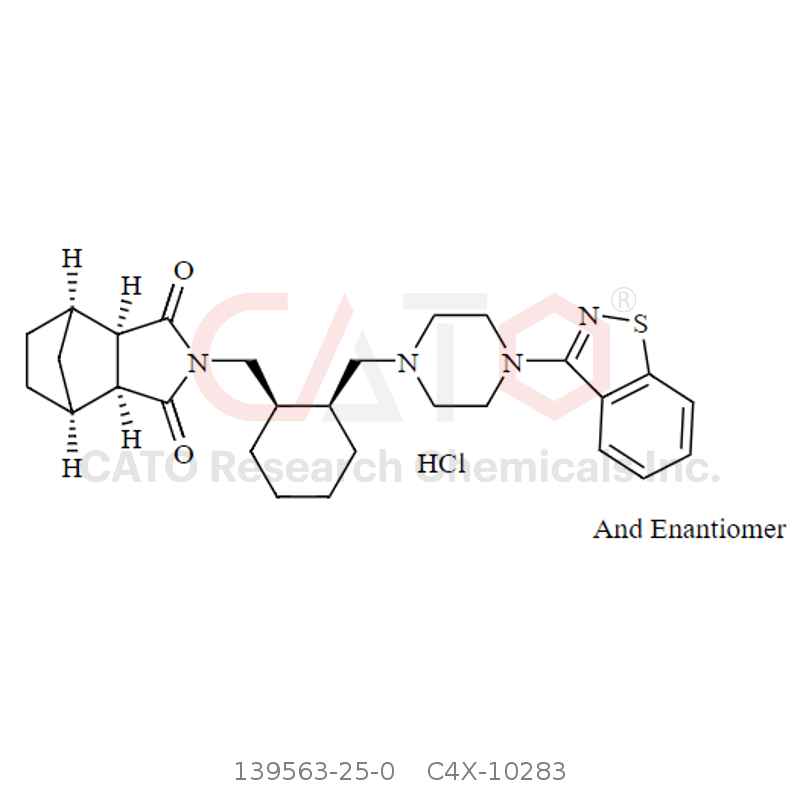 CAS No.:139563-25-0,Lurasidone Impurity 3 HCl