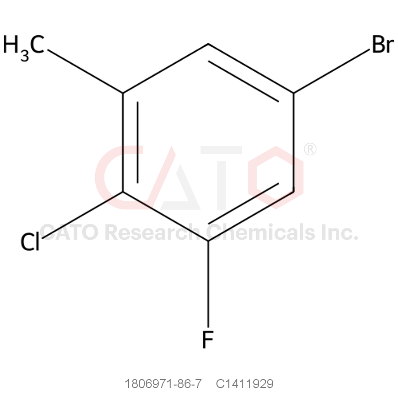 CAS No.:1806971-86-7,5-Bromo-2-chloro-1-fluoro-3-methylbenzene