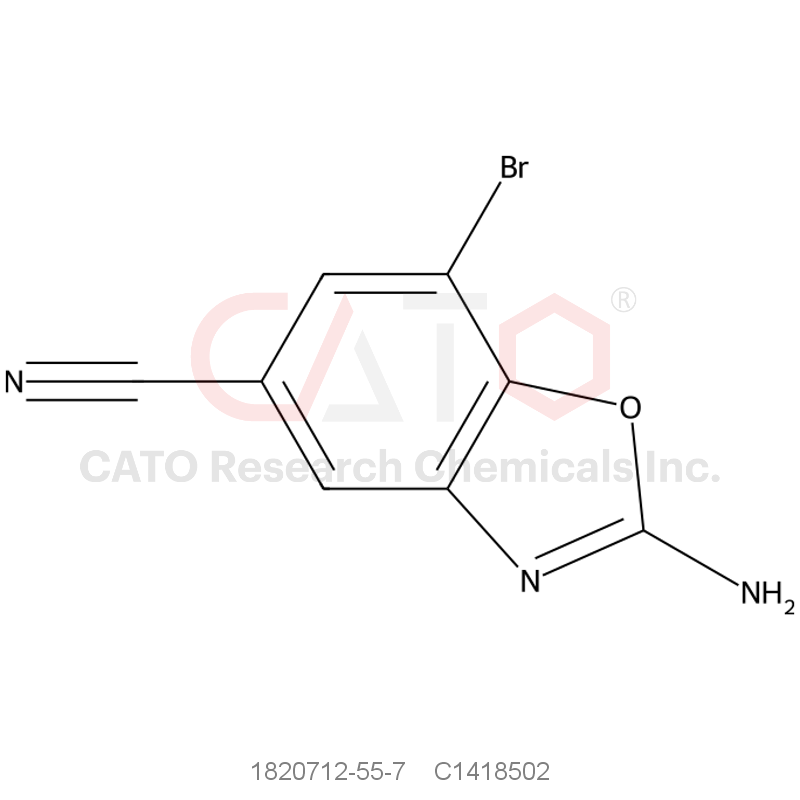 CAS No.:1820712-55-7,2-Amino-7-bromo-1,3-benzoxazole-5-carbonitrile