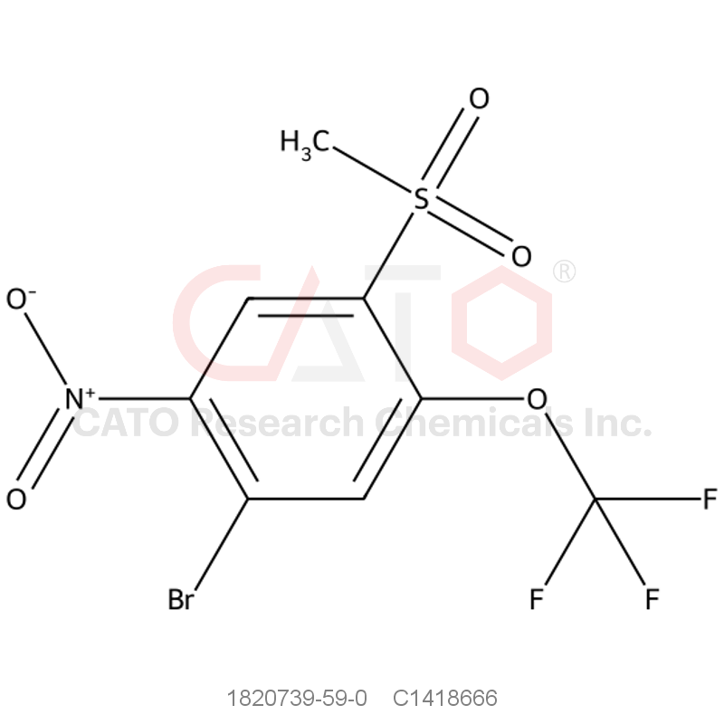 CAS No.:1820739-59-0,1-Bromo-4-(methylsulfonyl)-2-nitro-5-(trifluoromethoxy)benzene