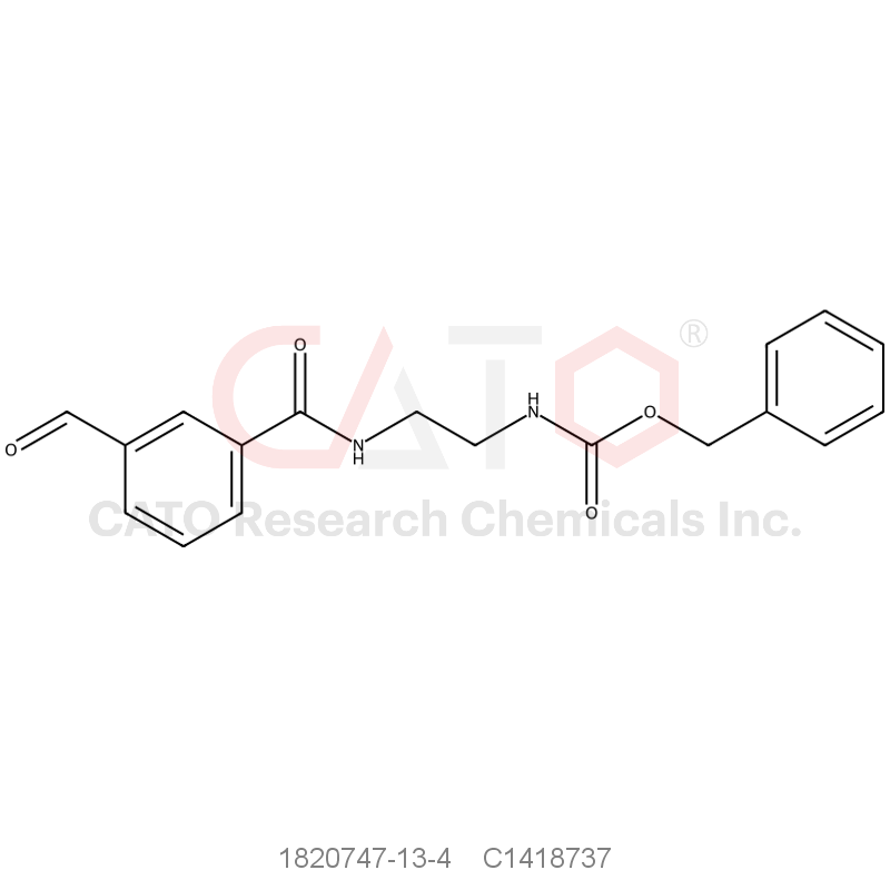 CAS No.:1820747-13-4,[2-(3-FOrmyl-benzoylamino)-ethyl]-carbamic acid benzyl ester