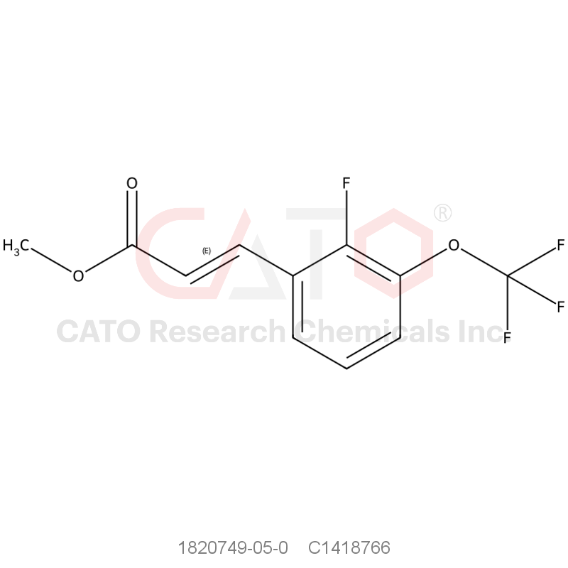 CAS No.:1820749-05-0,Methyl (2E)-3-[2-fluoro-3-(trifluoromethoxy)phenyl]prop-2-enoate