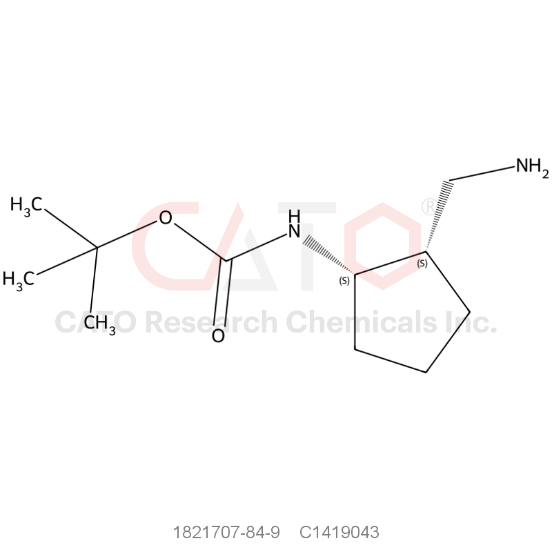 CAS No.:1821707-84-9,Tert-butyl ((1S,2S)-2-(aminomethyl)cyclopentyl)carbamate