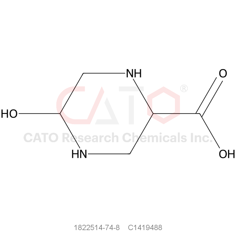 CAS No.:1822514-74-8,5-Hydroxypiperazine-2-carboxylic acid