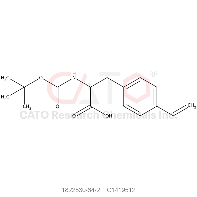 CAS No.:1822530-64-2,2-((tert-Butoxycarbonyl)amino)-3-(4-vinylphenyl)propanoic acid