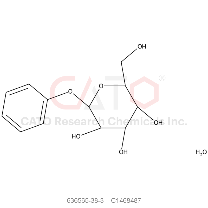 CAS No.:636565-38-3,(2R,3S,4S,5R,6S)-2-(Hydroxymethyl)-6-phenoxytetrahydro-2H-pyran-3,4,5-triol hydrate