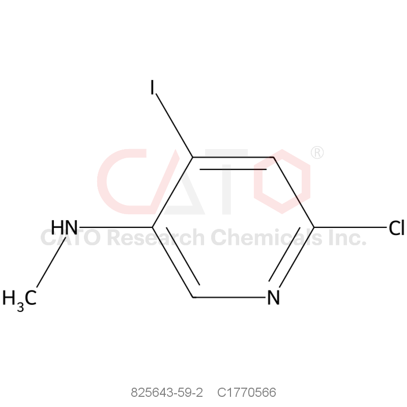 CAS No.:825643-59-2,6-Chloro-4-iodo-N-methylpyridin-3-amine