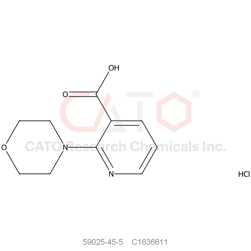 CAS No.:59025-45-5,2-Morpholinonicotinic acid hydrochloride