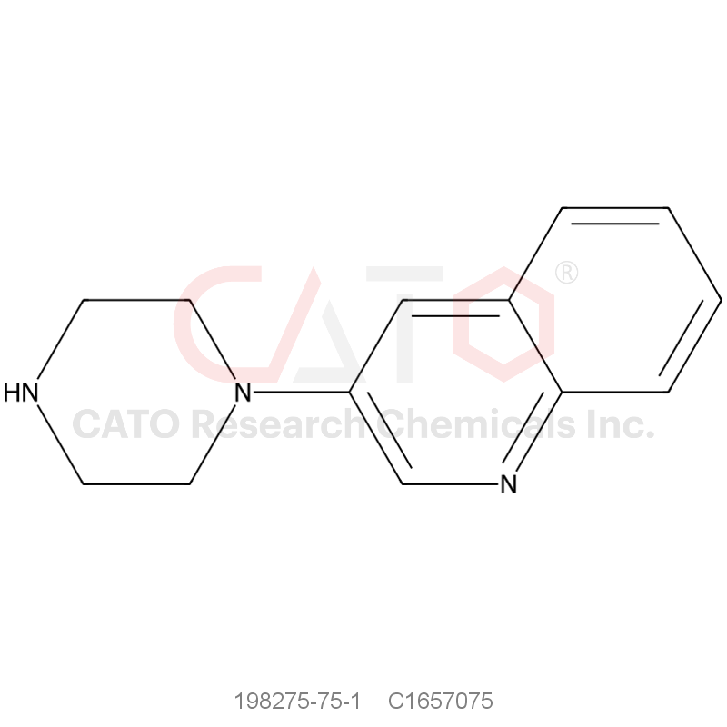 CAS No.:198275-75-1,3-(Piperazin-1-yl)quinoline